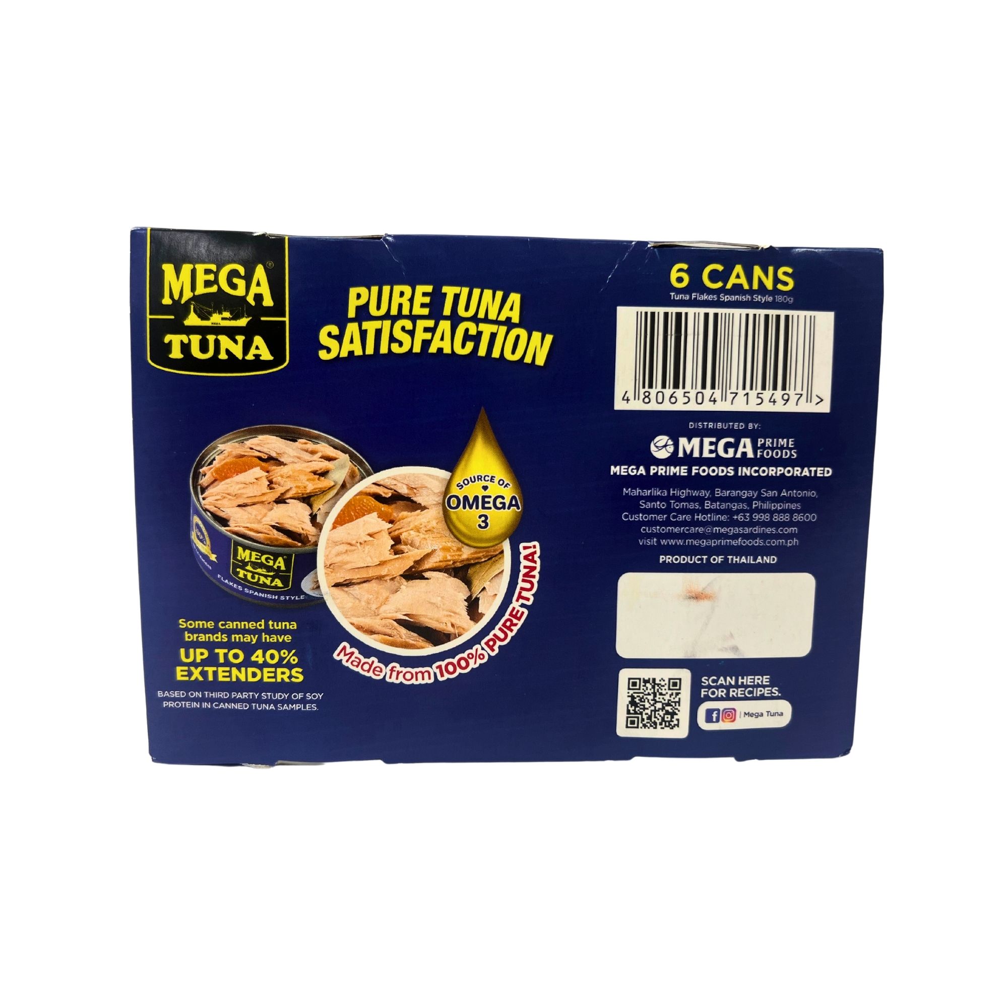 Mega Tuna Flakes Spanish Style 6 cans Mega Tuna Flakes Spanish Style 6 cans
